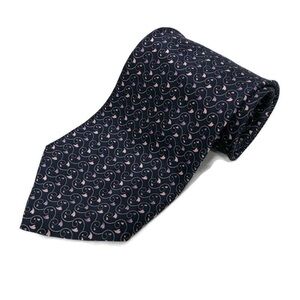 Di Moggio Gold Mens Tie, Blue Silk